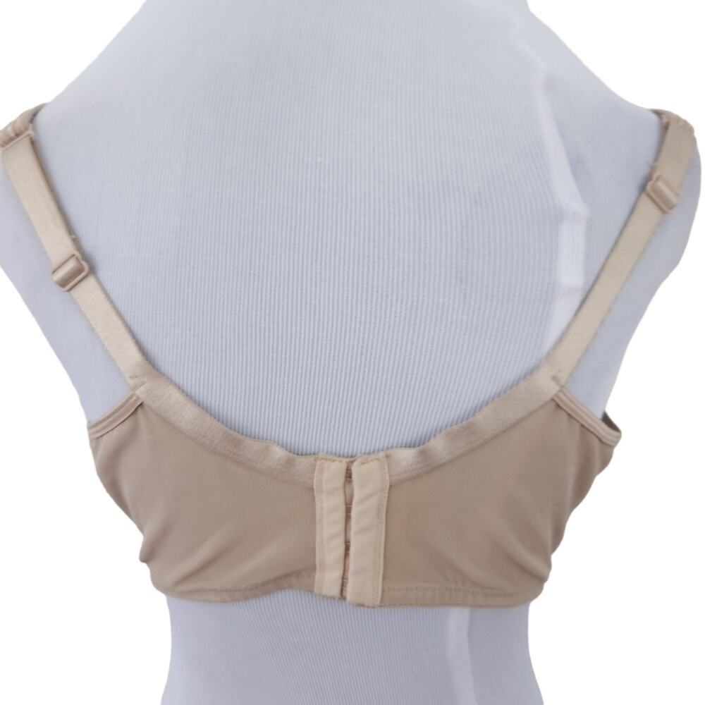Cacique Lace Bra Beige Underwire 40DDD Neutral Bra 40F - Picture 4 of 5